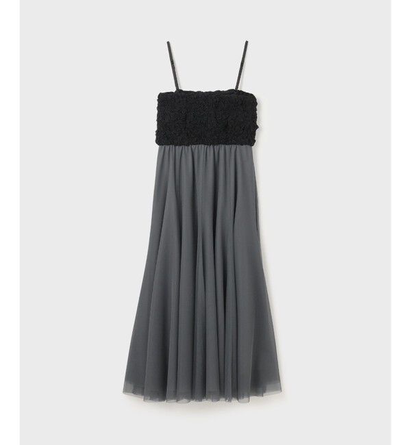 GRACE CONTINENTAL「シャーリングベアドレス」|ドレス|