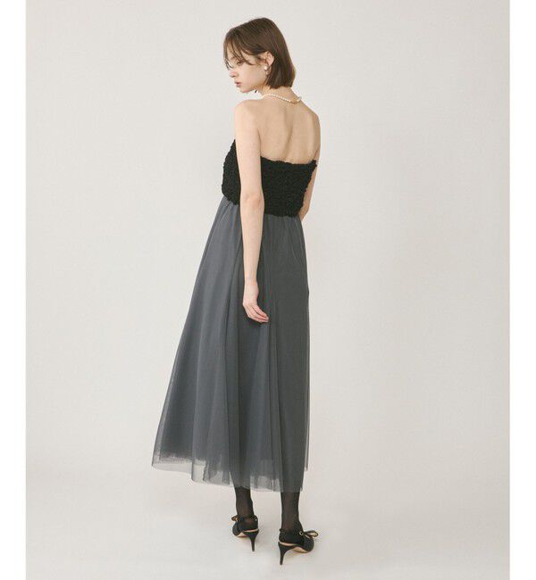 GRACE CONTINENTAL「シャーリングベアドレス」|ドレス|