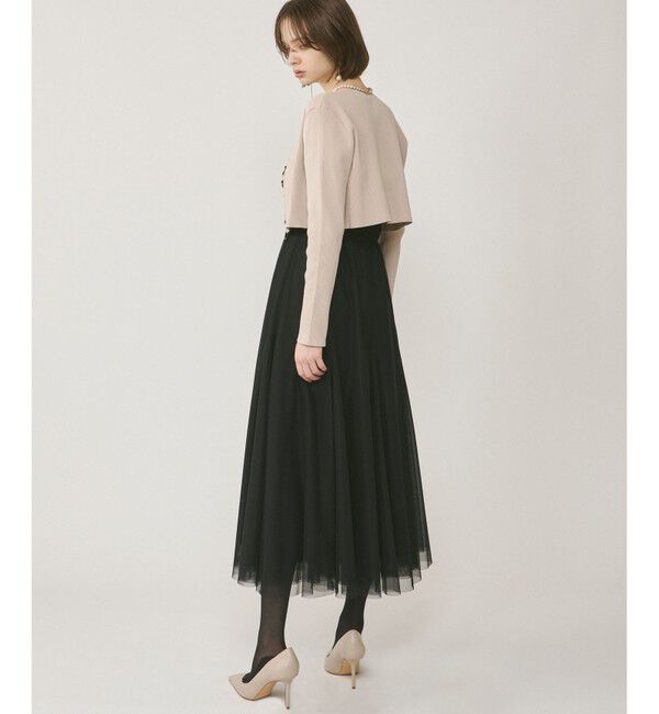 GRACE CONTINENTAL「シャーリングベアドレス」|ドレス|