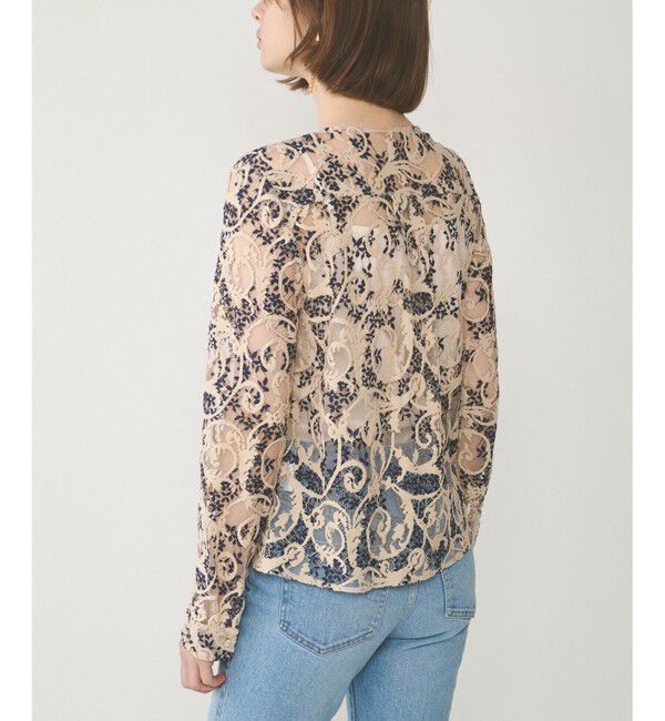 GRACE CONTINENTAL「ボウタイ付レースブラウス」|シャツ・ブラウス|