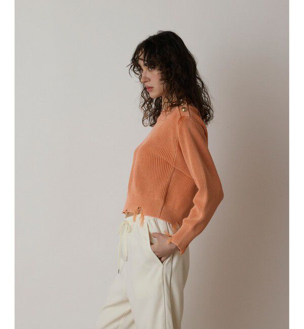  「ピグメントニットトップ」|ニット・セーター|