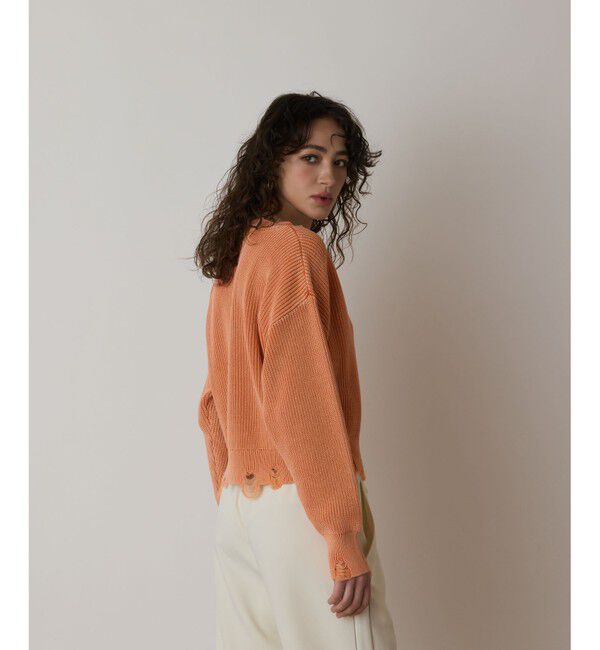  「ピグメントニットトップ」|ニット・セーター|