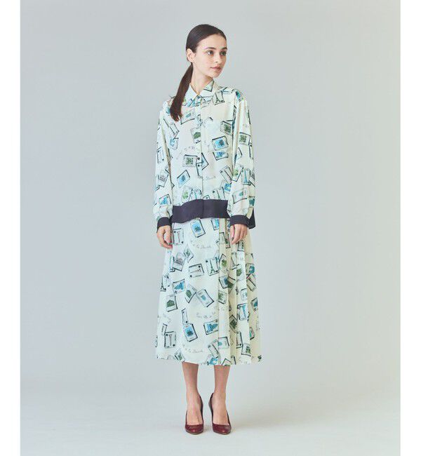  「トランププリントブラウス」|シャツ・ブラウス|