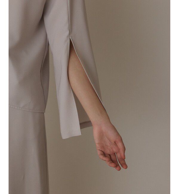  「スリットスリーブトップ」|Tシャツ・カットソー|