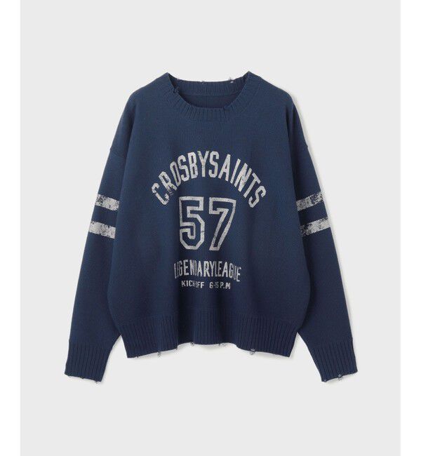  「ナンバリングニットトップ」|ニット・セーター|