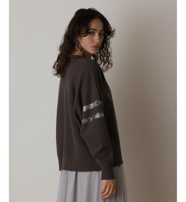  「ナンバリングニットトップ」|ニット・セーター|