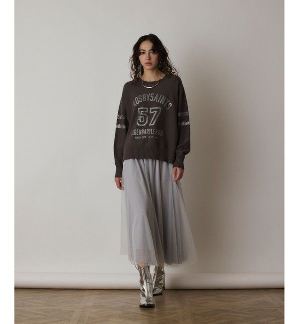  「ナンバリングニットトップ」|ニット・セーター|