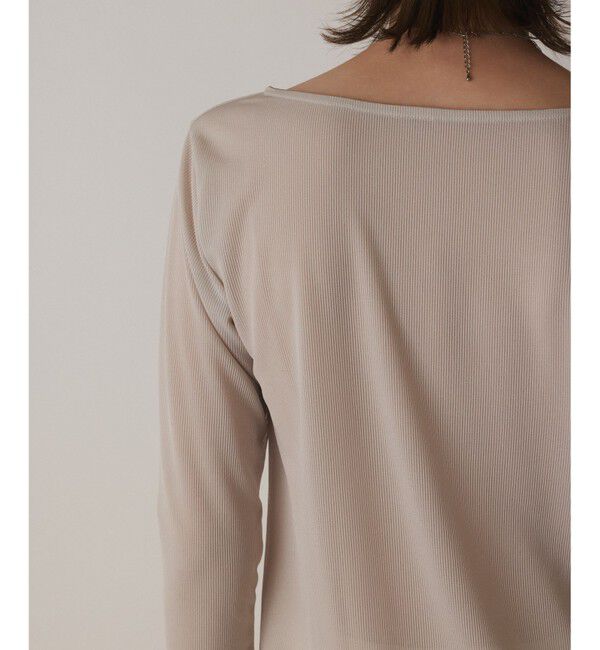  「シアーアセテートカットトップ」|Tシャツ・カットソー|