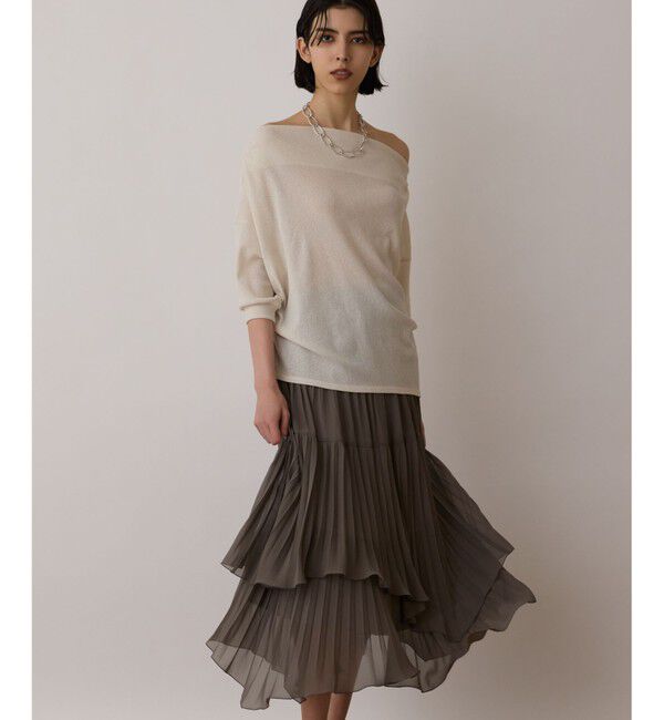 Diagram「イレギュラープリーツスカート」|スカート|グレー