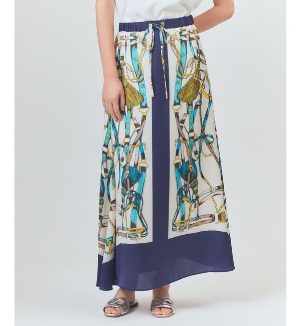 Grace Class「マリンスカーフロングスカート」|スカート|キナリ