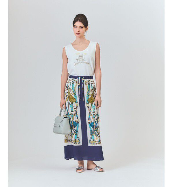 Grace Class「マリンスカーフロングスカート」|スカート|