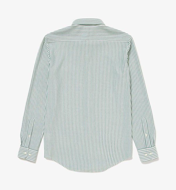 LACOSTE「クールマックスブレンド鹿の子地ストライプシャツ」|シャツ・ブラウス|
