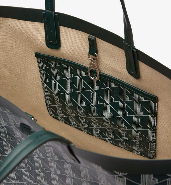 LACOSTE「ゼリー コーテッドキャンバスミディアムトートバッグ」|トートバッグ|