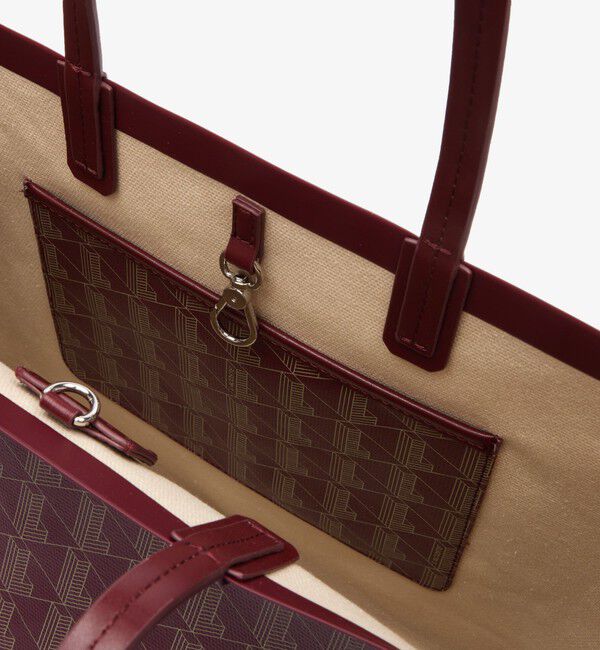 LACOSTE「ゼリー コーテッドキャンバスミディアムトートバッグ」|トートバッグ|