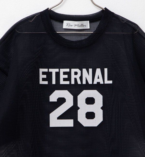 Rie Miller「ダンボールメッシュプリントTシャツ」|Tシャツ・カットソー|