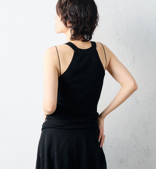NOLLEY'S sophi「《アンサンブル対応》《手洗い可能》イタリー糸ホルターネックタンクトップ」|タンクトップ|