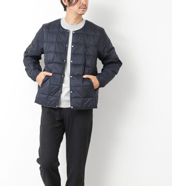 NOLLEY'S goodman「【TAION/タイオン】別注クジラ刺繍CREW NECK BUTTON DOWN JACKET」|ダウン|