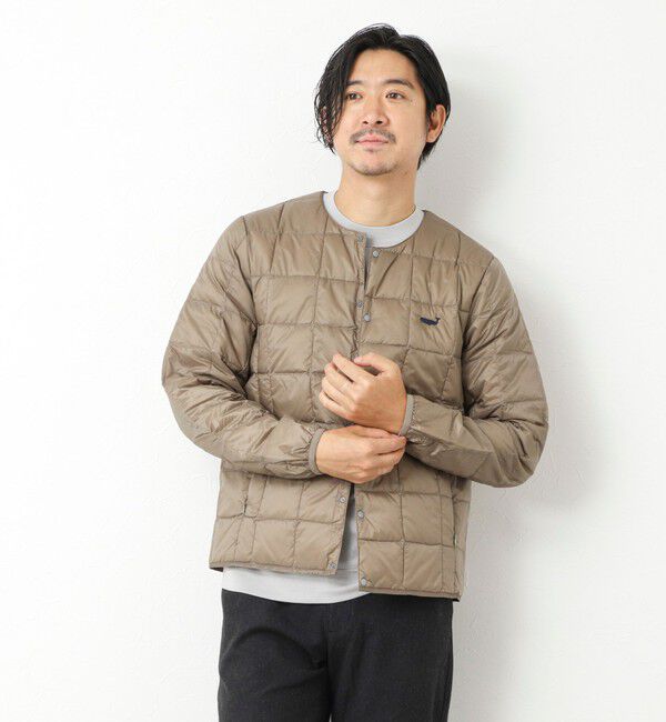 NOLLEY'S goodman「【TAION/タイオン】別注クジラ刺繍CREW NECK BUTTON DOWN JACKET」|ダウン|