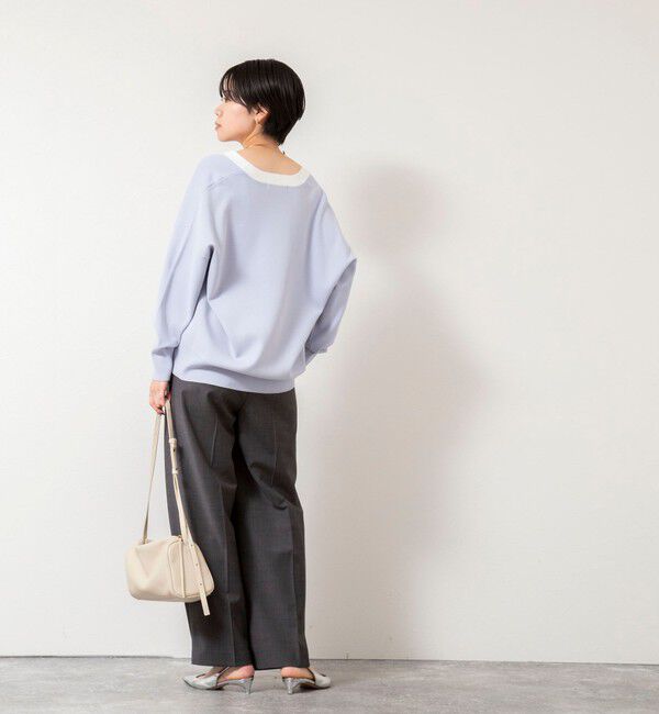 NOLLEY'S sophi「【一部WEB限定カラー】《手洗い可能》スムース編みVネックカーディガン」|カーディガン|