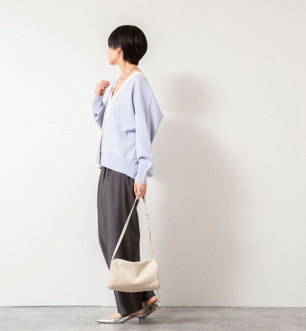 NOLLEY'S sophi「【一部WEB限定カラー】《手洗い可能》スムース編みVネックカーディガン」|カーディガン|