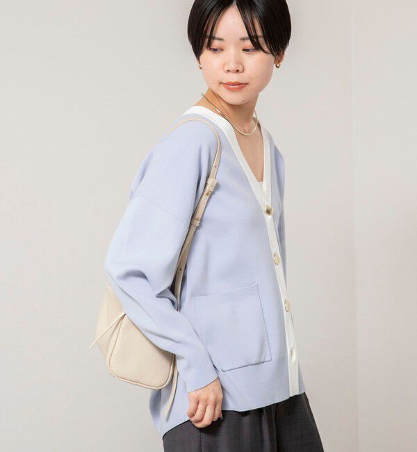 NOLLEY'S sophi「【一部WEB限定カラー】《手洗い可能》スムース編みVネックカーディガン」|カーディガン|