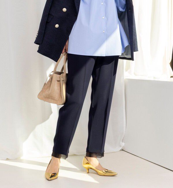 NOLLEY'S「《セットアップ対応》ウォッシャブルダブルクロススリムパンツ」|その他|