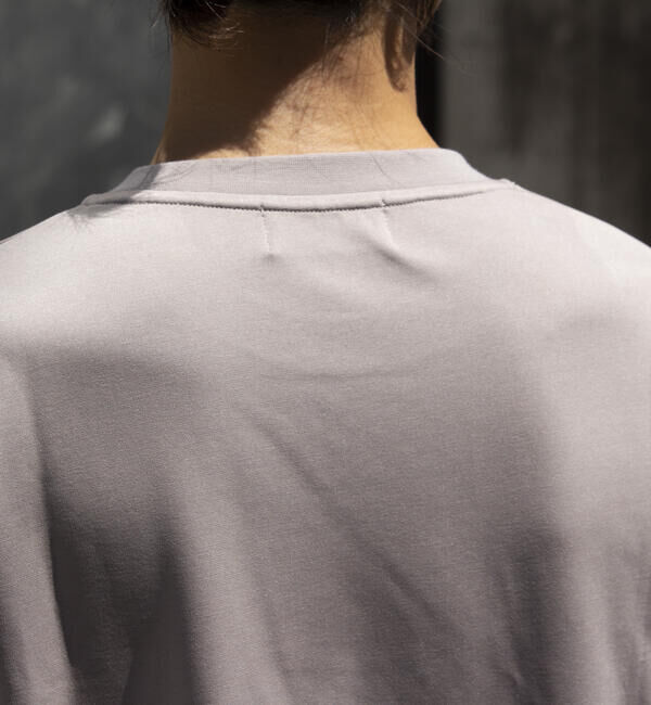 GLOSTER「【GLOSTER/グロスター】ポンチオーバーサイズ クルーネックTシャツ サイドスリット」|Tシャツ・カットソー|