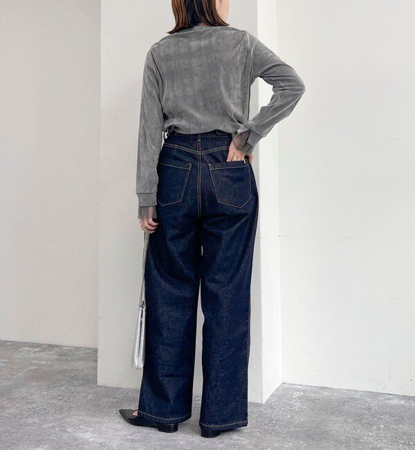 fredy emue「フロッキー袖チュールプルオーバー」|Tシャツ・カットソー|