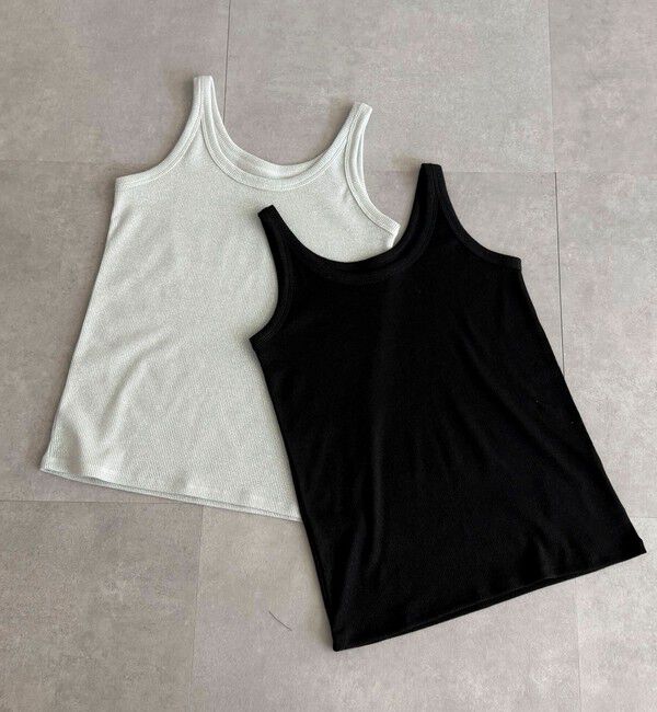 fredy emue「ラメリブタンクトップ」|タンクトップ|