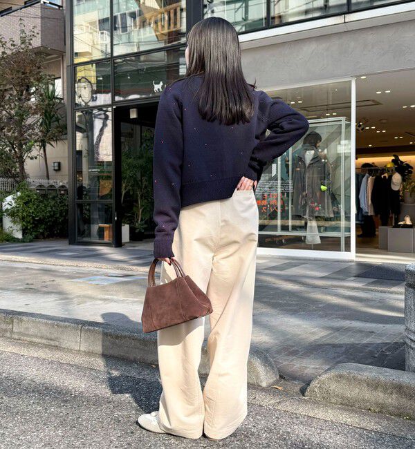 fredy emue「ハンド刺しゅうハートZIPカーディガン」|カーディガン|