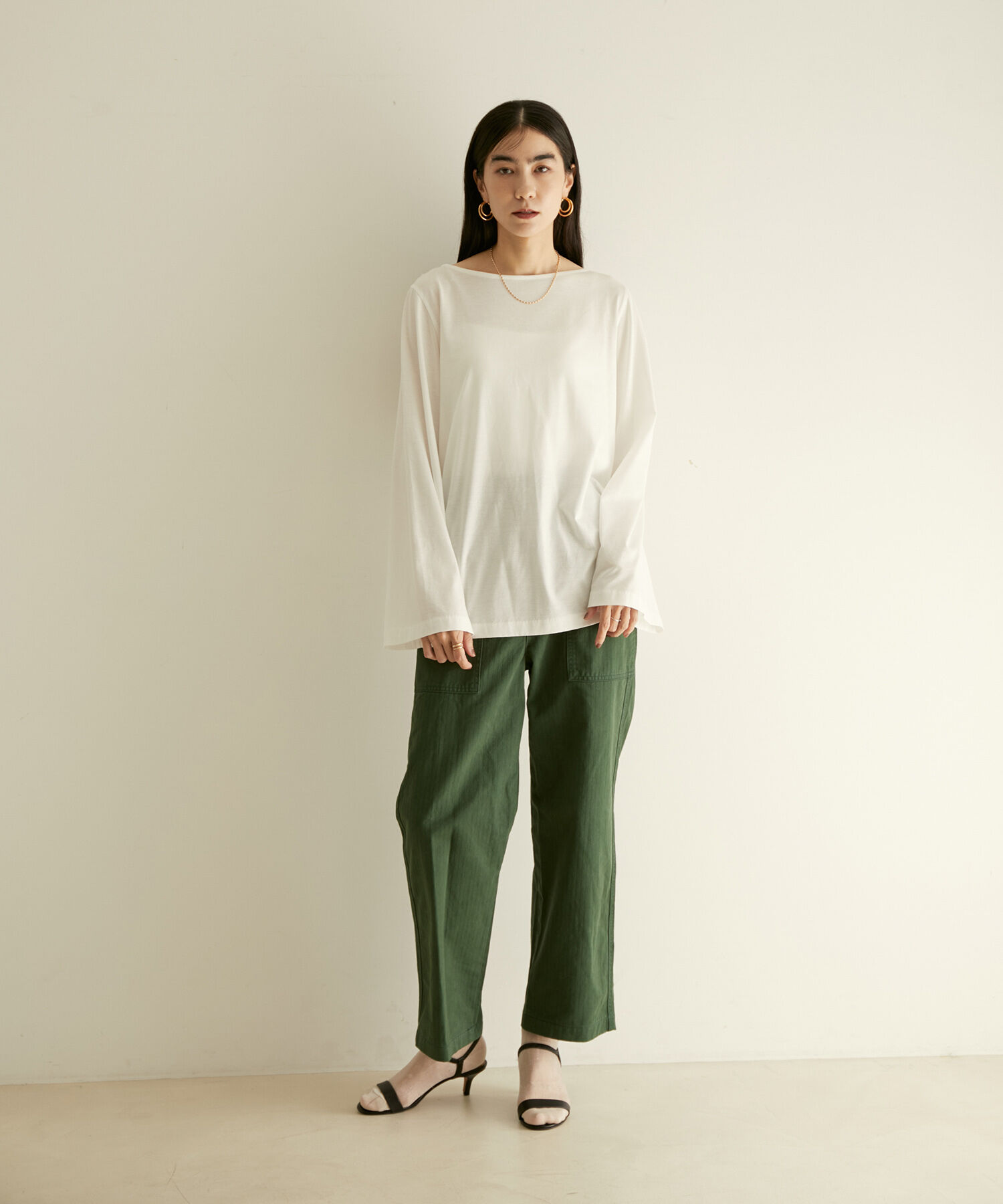 SALON adam et rope'「【UVカット】prima zymフレアースリーブTシャツ」|Tシャツ・カットソー|