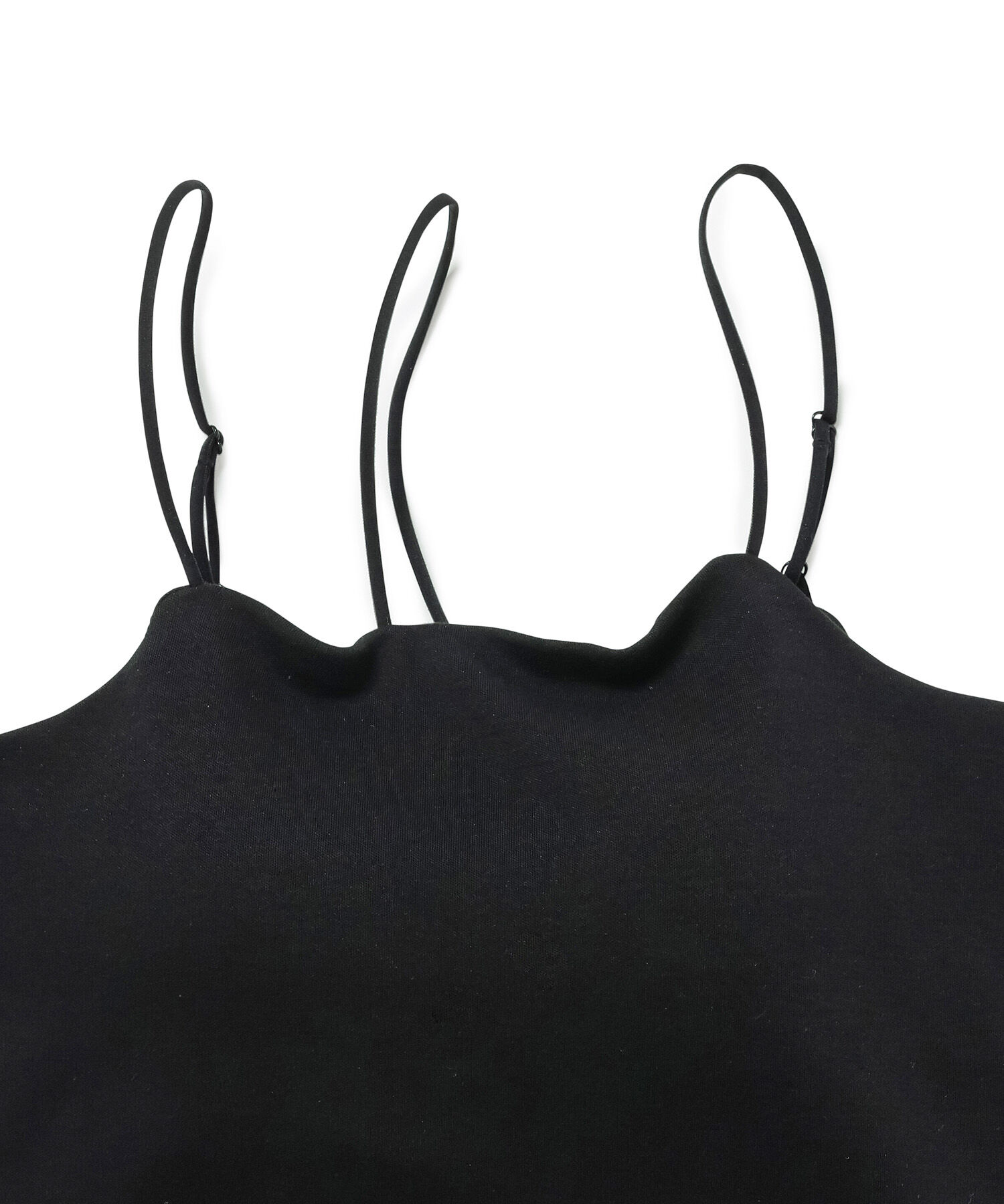 VIS「【洗える】アシンメトリークロスストラップキャミソール」|キャミソール|