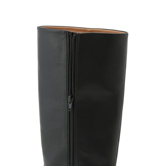 VIS「【抗菌防臭】スクエアトゥソフトロングブーツ」|ロングブーツ|