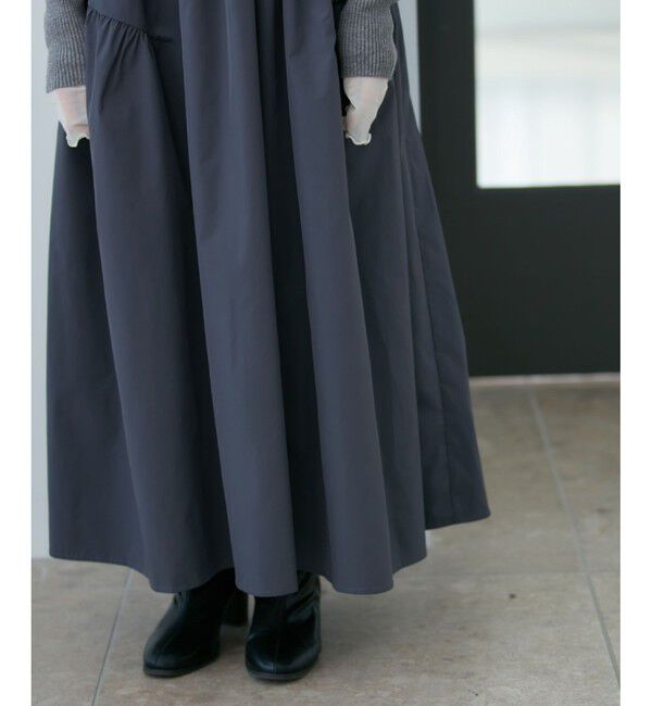 VIS「【前後2WAY】ニットドッキングワンピース【洗える】」|ワンピース|