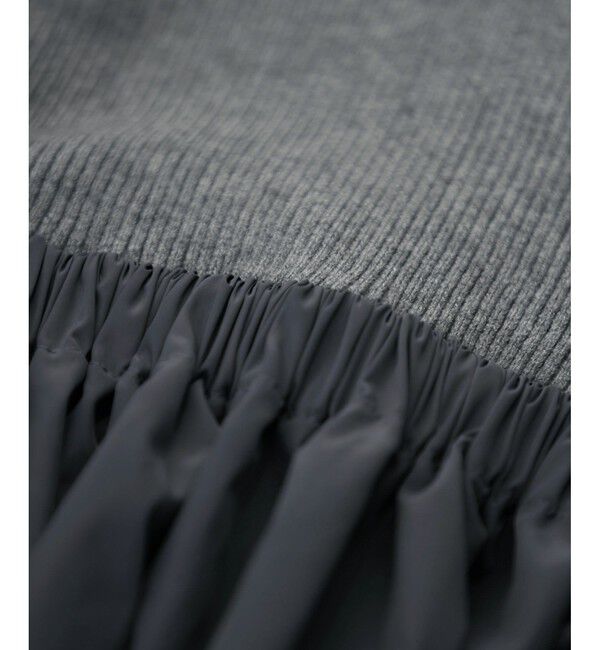 VIS「【前後2WAY】ニットドッキングワンピース【洗える】」|ワンピース|