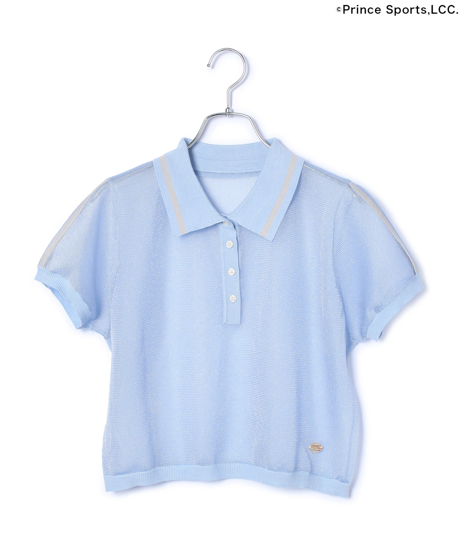 VIS「【Prince】VIS別注ラメシアーポロシャツ」|ポロシャツ|