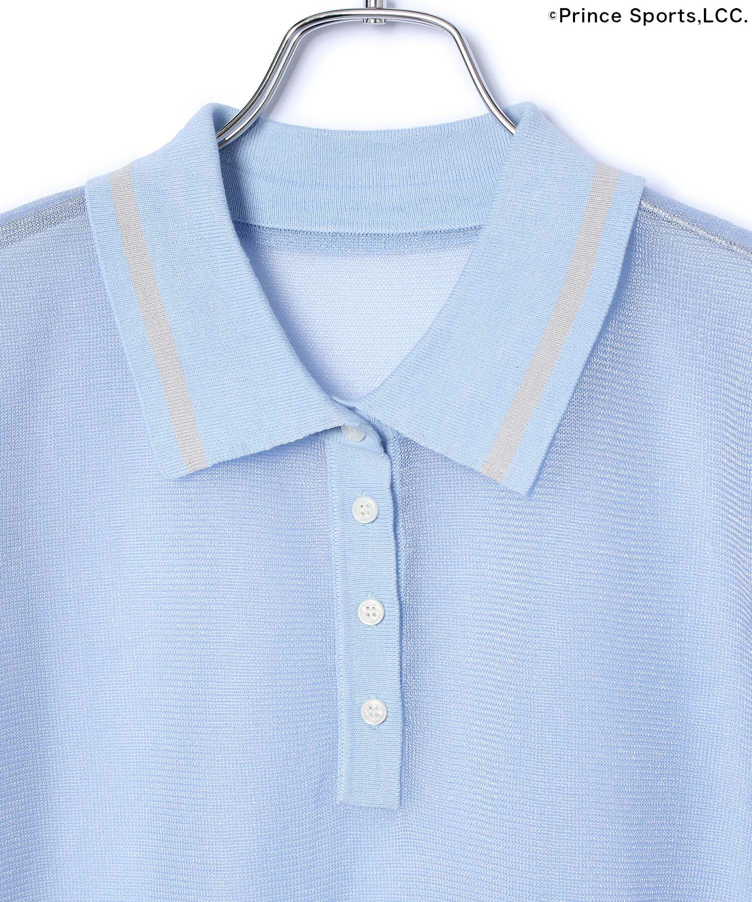 VIS「【Prince】VIS別注ラメシアーポロシャツ」|ポロシャツ|