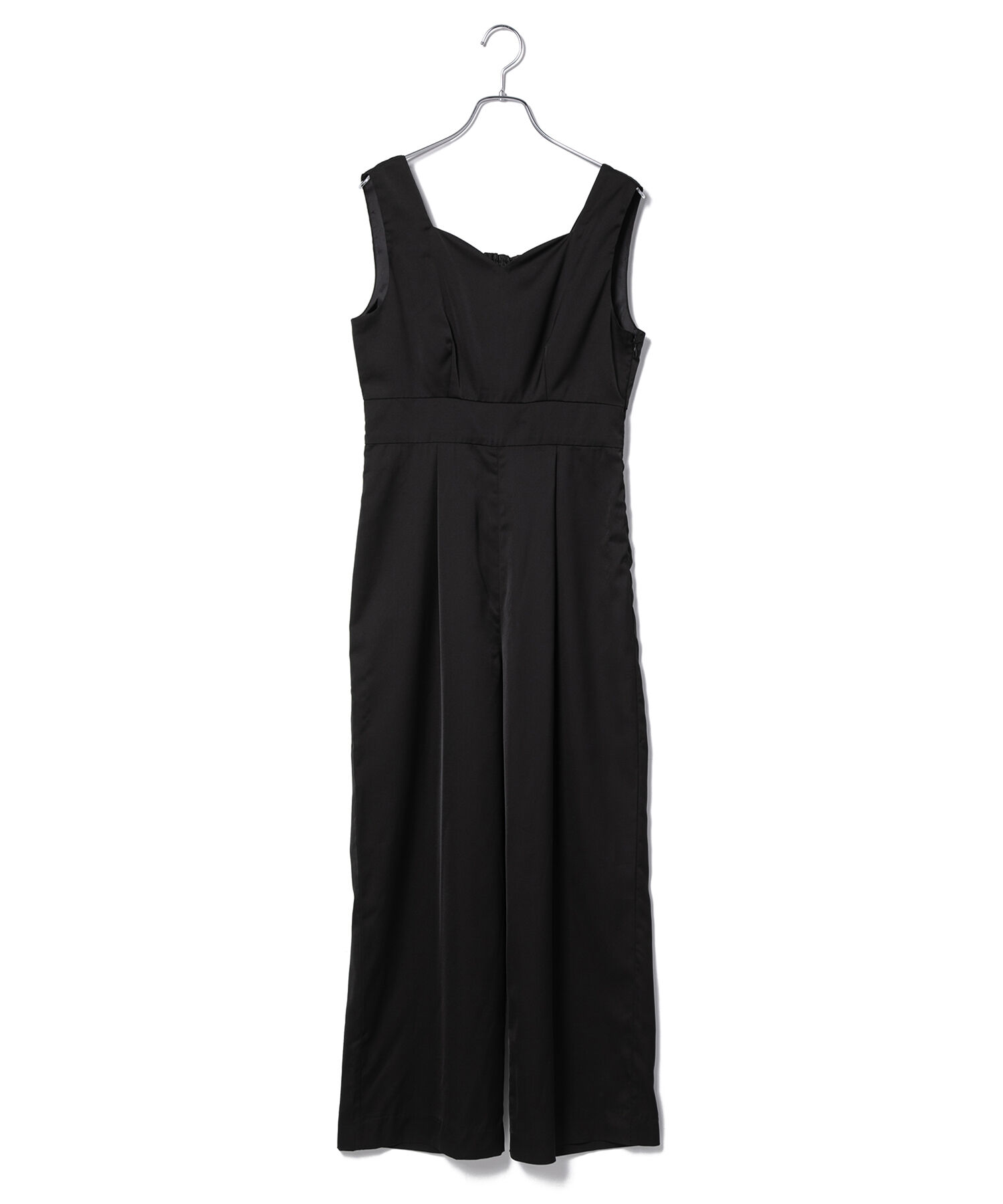 VIS「【VISDRESS】チュールフリルセットオールインワン【低身長向けサイズ有】」|オールインワン|