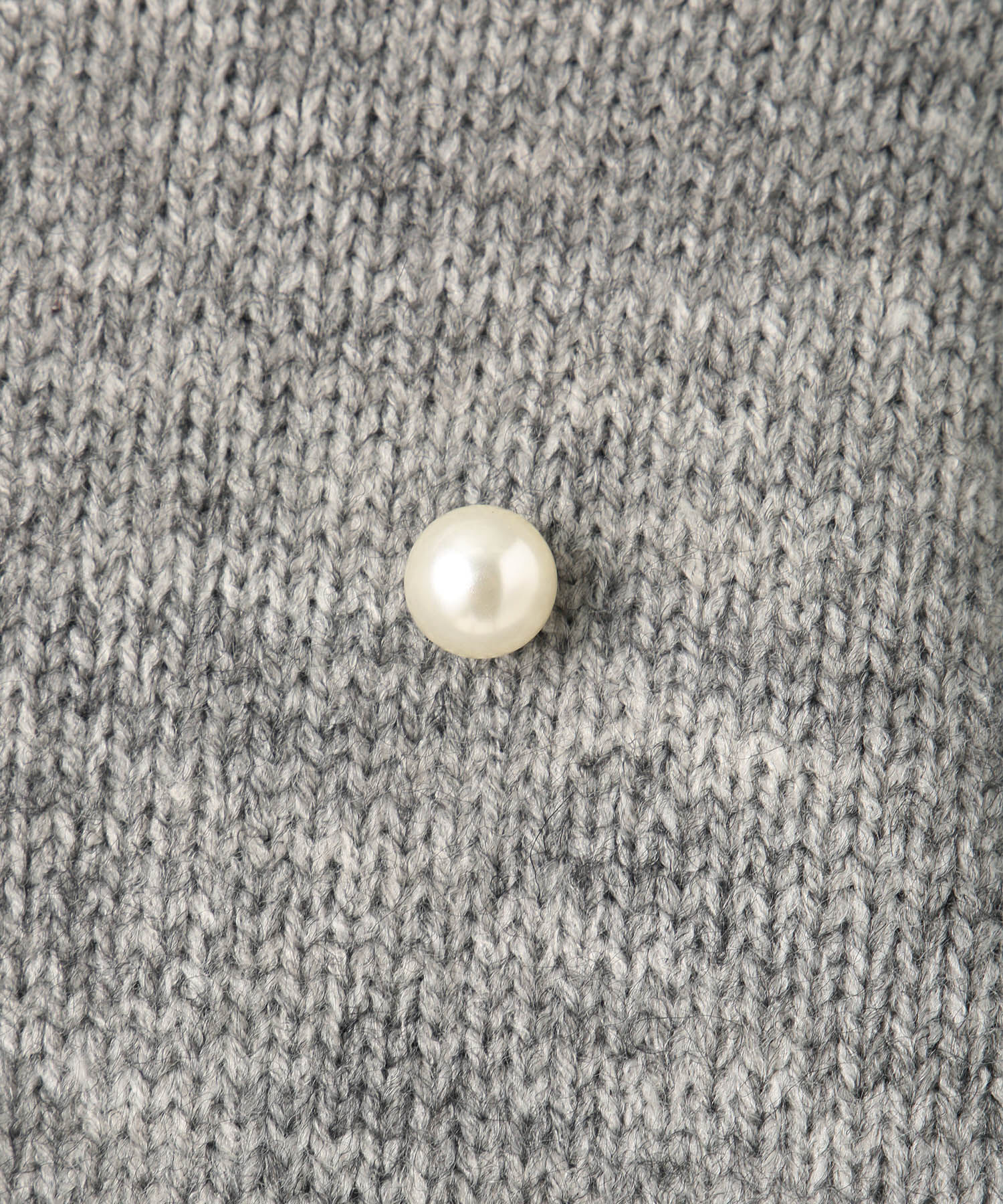 VIS「【WEB/ルミネ店限定】パールボタンニットプルオーバー」|ニット・セーター|