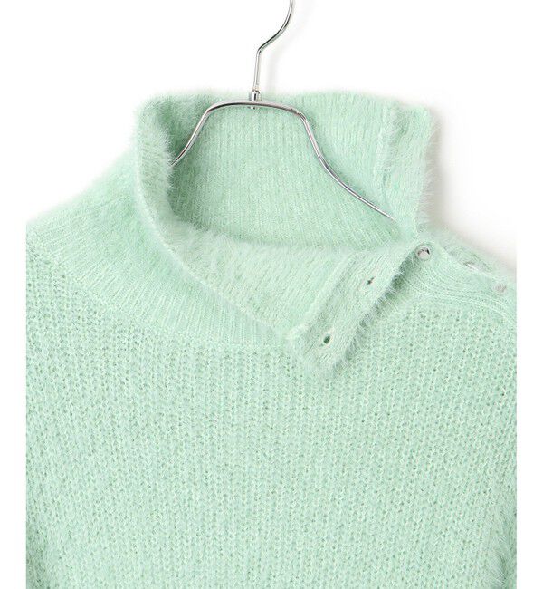 VIS「メタルボタンニットプルオーバー」|ニット・セーター|