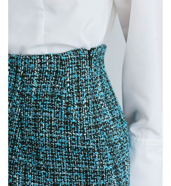 VIS「【洗える】ラメツイード&千鳥柄ミニスカート」|スカート|