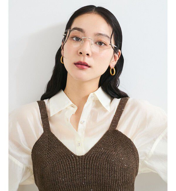 VIS「リムレスファッショングラス」|メガネ|