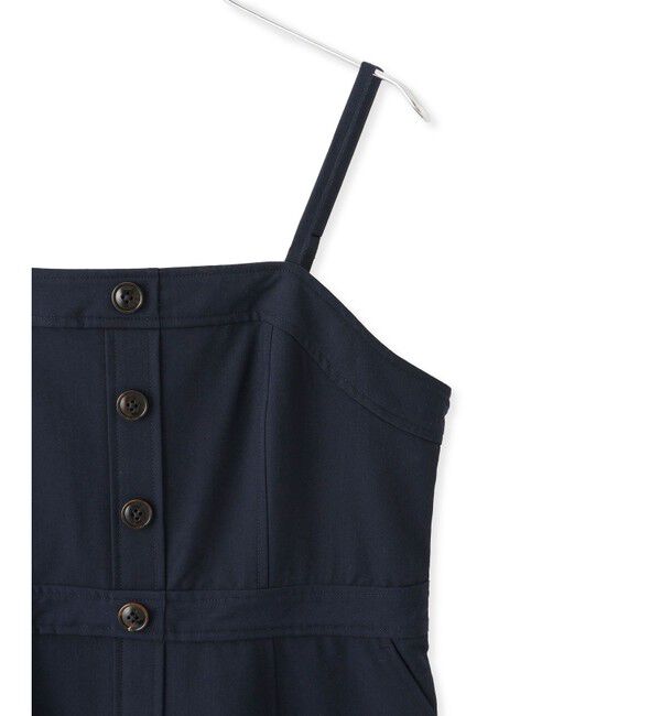 VIS「【POLO BCS】VIS別注フロントボタンツイルワンピース」|ワンピース|