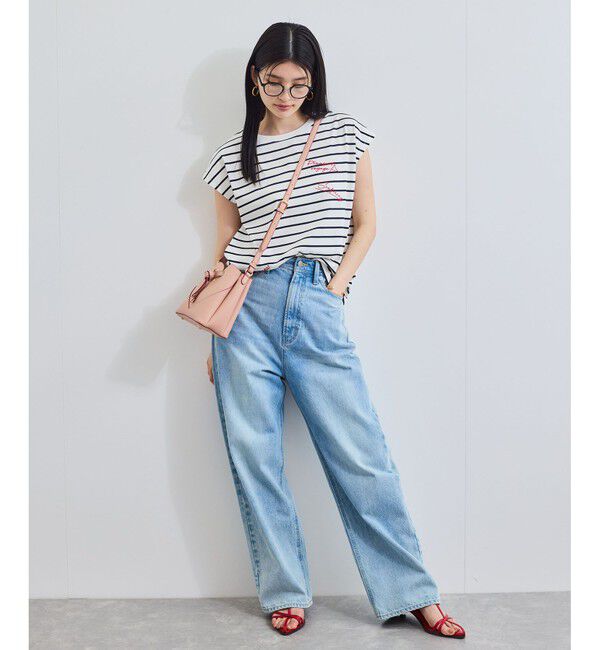 VIS「フレンチスリーブロゴアソートTシャツ」|Tシャツ・カットソー|