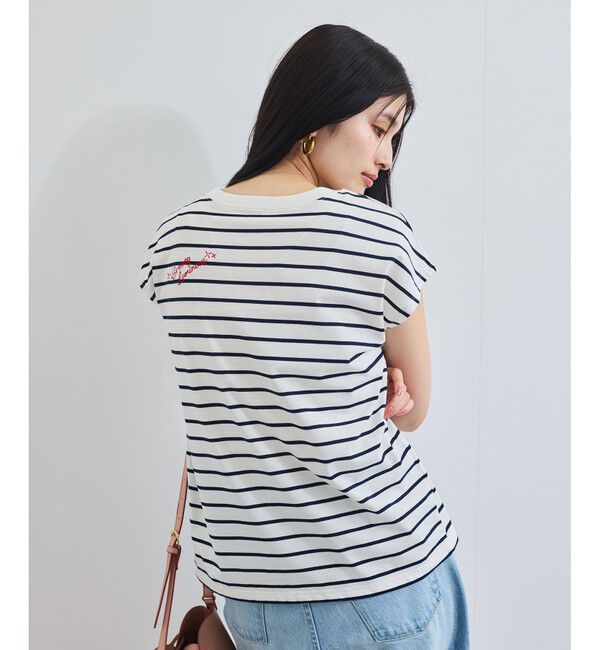 VIS「フレンチスリーブロゴアソートTシャツ」|Tシャツ・カットソー|