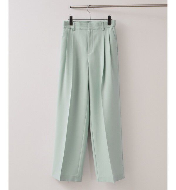 VIS「【美easy】コンフォートストレートワイドパンツ/イージーケア・UVケア・セットアップ対応」|チノ|