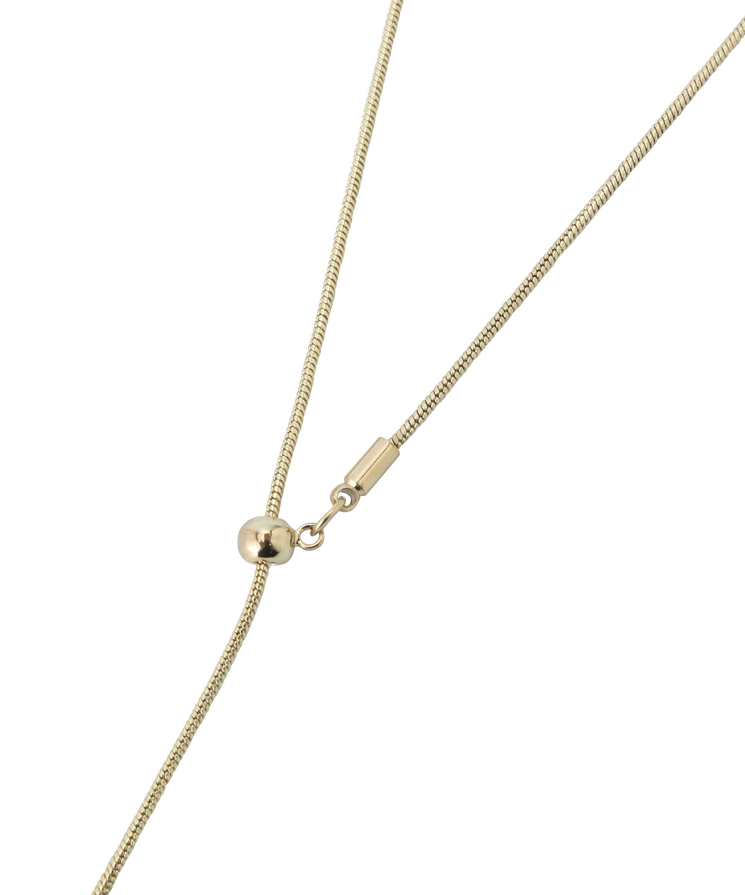 ROPE PICNIC PASSAGE「Recycle glass スライドＹ字ネックレス」|ネックレス|