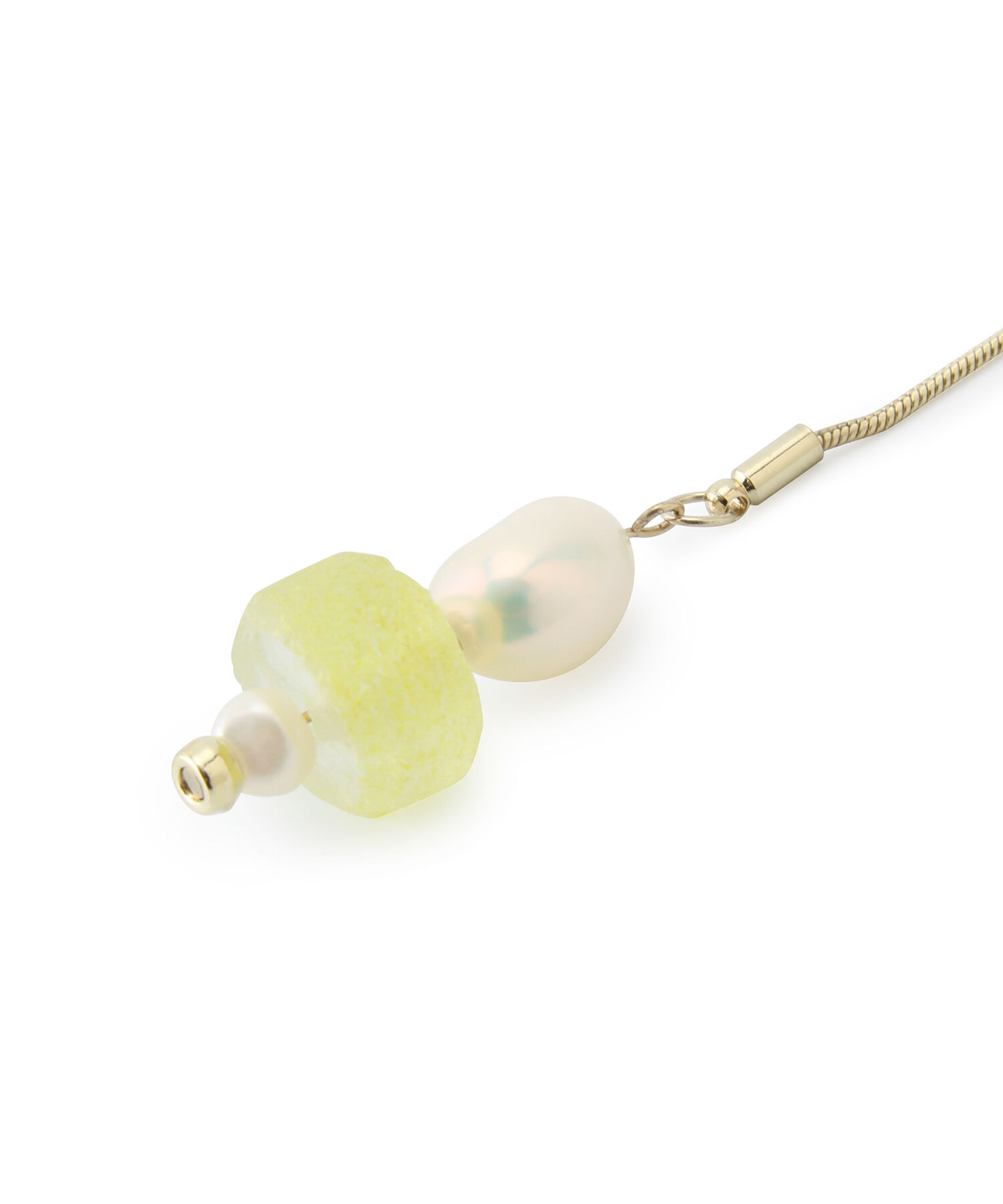 ROPE PICNIC PASSAGE「Recycle glass スライドＹ字ネックレス」|ネックレス|