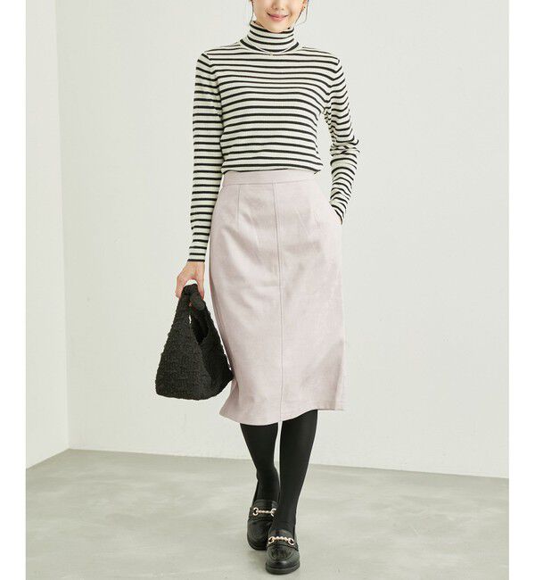 Rope&rsquo;Picnic「リサイクルポリエステルダンボールアイラインスカート」|スカート|