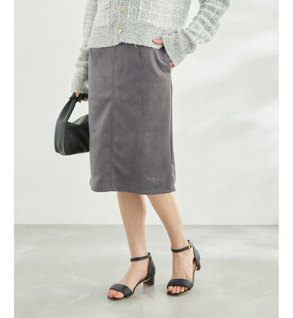 Rope&rsquo;Picnic「リサイクルポリエステルダンボールアイラインスカート」|スカート|